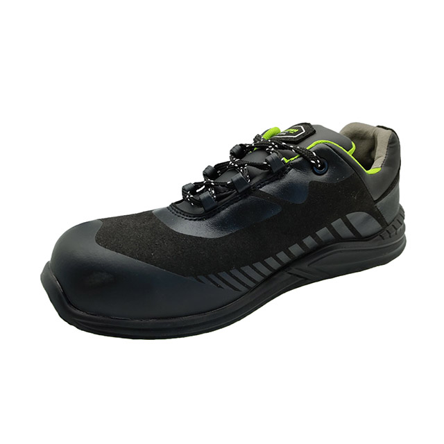 Non slip oil acid resistance anti puncture composite toe anti static light weight sport type safety shoes for women