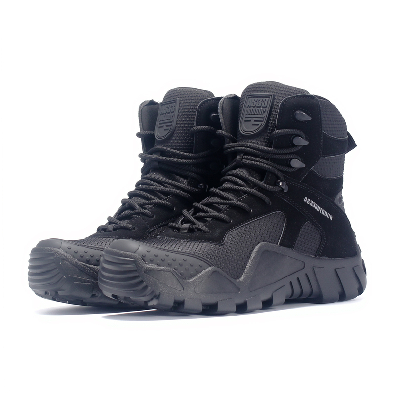 Great Shoes Brown Desert Camouflage Boot,Black Boots for Men Combat Boots,Rubber Hunting Boots Custom Made Boots