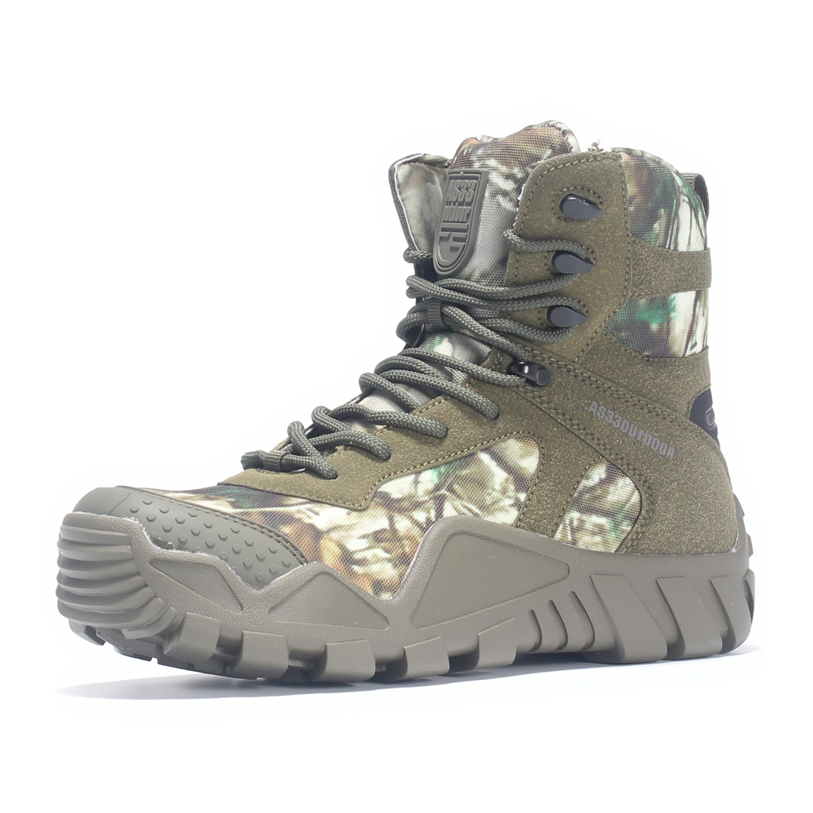 Manufacturers Large Size High Top Tactical Boots Steel Toe Hiking Shoes Tactical Waterproof Boots Desert Tooling Boots