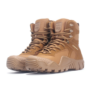 Large Size Men's Tactical Boots Camouflage Design Four Seasons Breathable and Durable Hiking Shoes-for Winter and Autumn