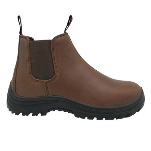 Brown Leather Heavy Duty Safety Shoes for sale