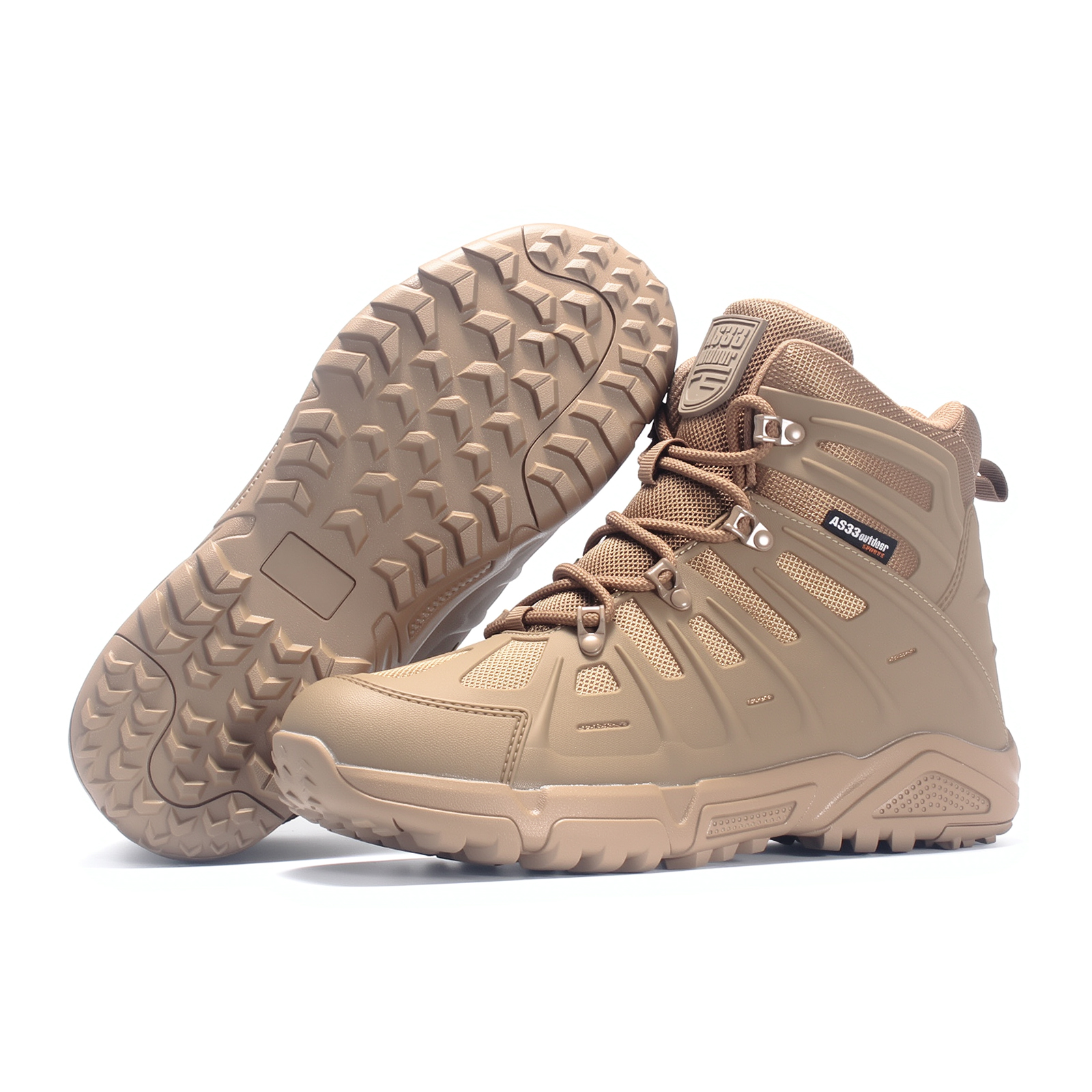 Men's Tactical Combat Boots Desert-Style Waterproof Work Outdoor Sports Shoes for Climbing Hunting Hiking Quality Chaussures 