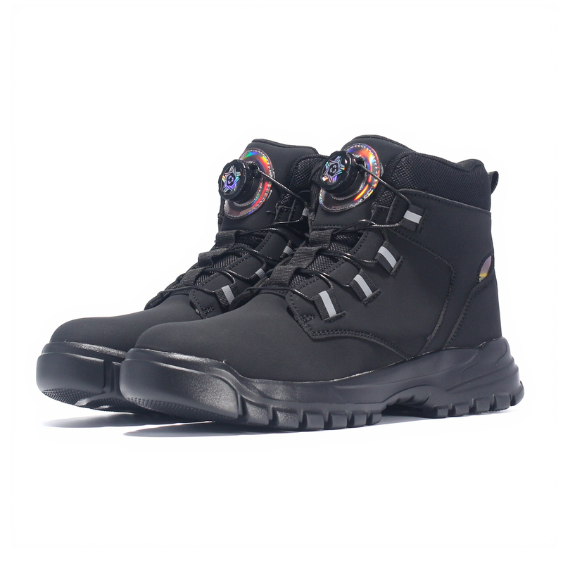 Durable Waterproof Tactical Safety Boots Outdoor Men Work Boots Anti-smash Stab-resistant Safety Oxford wear-resistant Boot