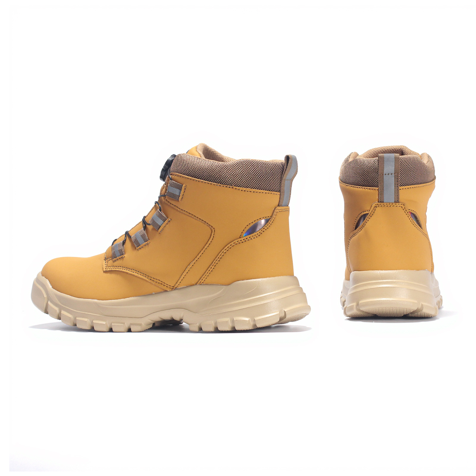 Wholesale Customised Men's Work Shoes Waterproof Wear-Resistant Steel Toe Puncture Resistant Safety Shoes