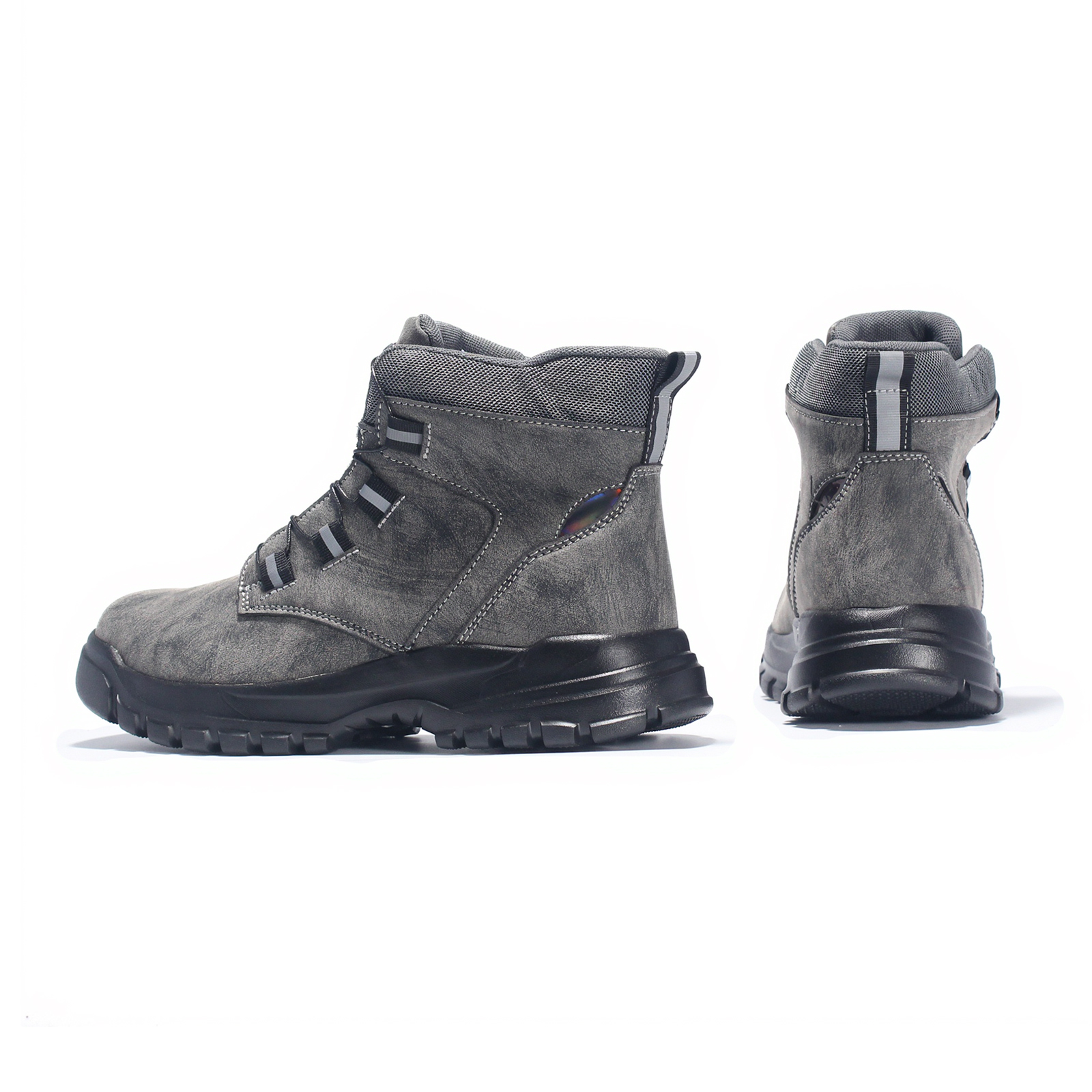 Superior Protection With Slip-Resistant Sole Steel Toe Safety Shoes Lightweight Work Shoe