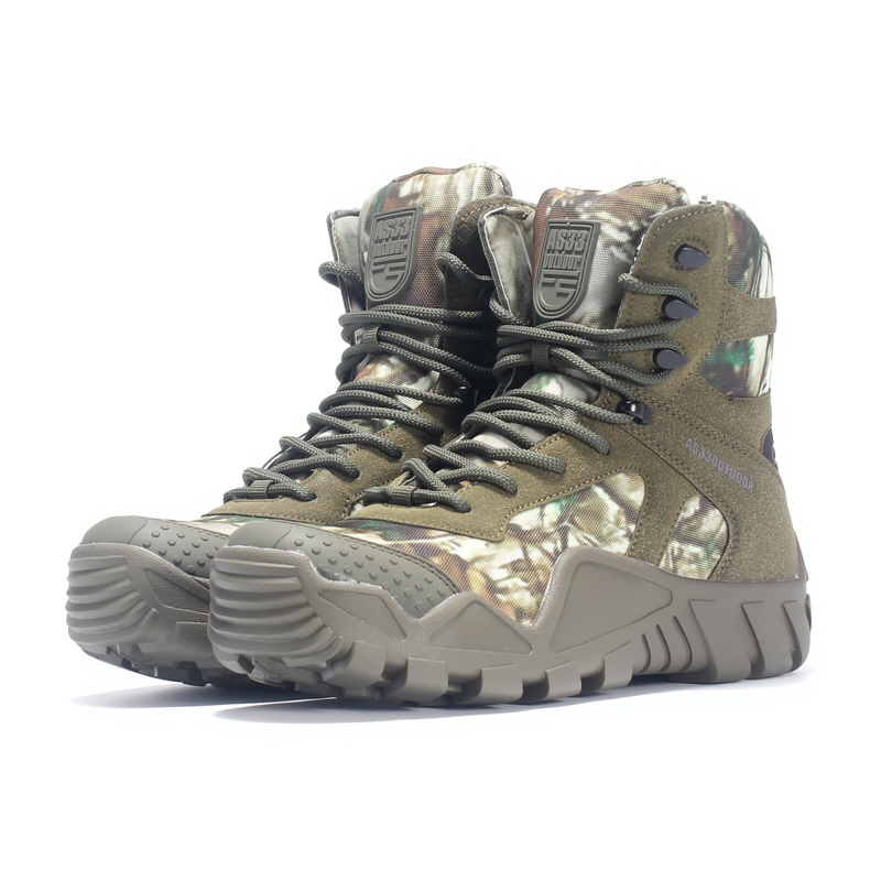 Manufacturers Large Size High Top Tactical Boots Steel Toe Hiking Shoes Tactical Waterproof Boots Desert Tooling Boots