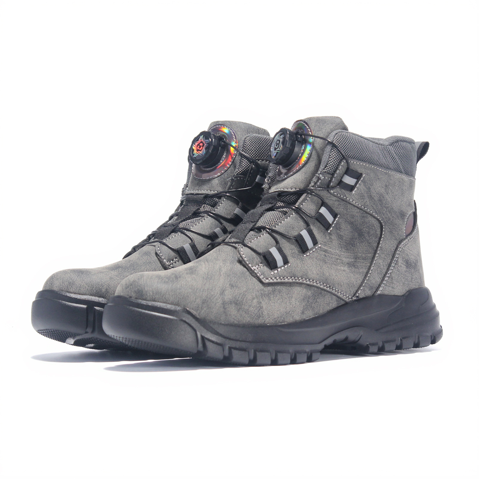 Superior Protection With Slip-Resistant Sole Steel Toe Safety Shoes Lightweight Work Shoe