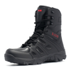 Men's Tactical Hiking Boots Waterproof And Wear-Resist Black Steel Toe Feature Training for Outdoor Activities