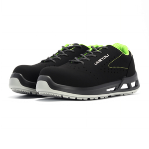 New Design Safety Shoes Microfiber Upper Automatic Lace System Anti-smash Anti-puncture Durable Ultra-light PU Outsole