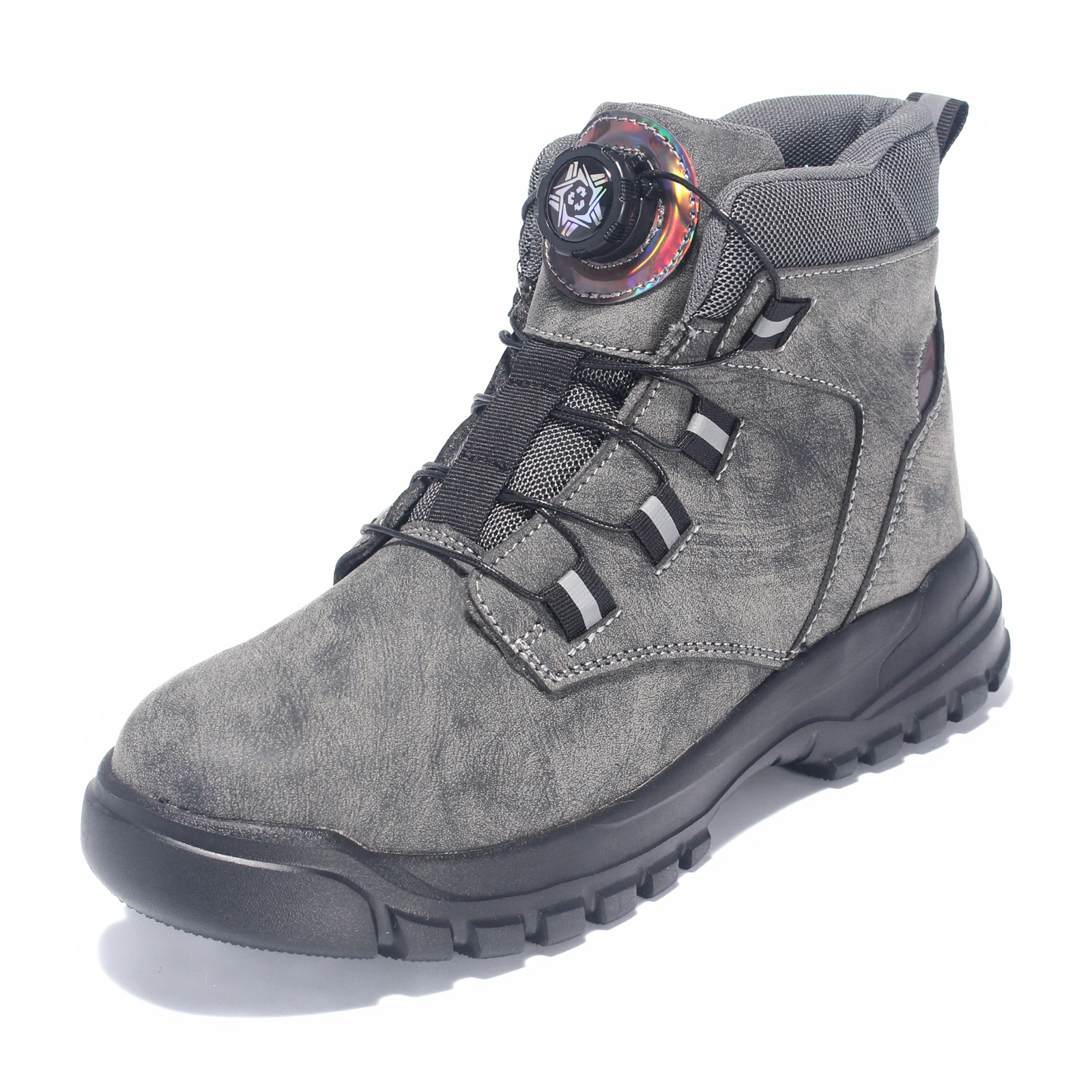 Superior Protection With Slip-Resistant Sole Steel Toe Safety Shoes Lightweight Work Shoe