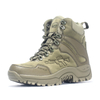 Custom Brand Men's Outdoor Mountain Climbing Hiking Training Shoes Suede Leather Lace Up Tactical Boots