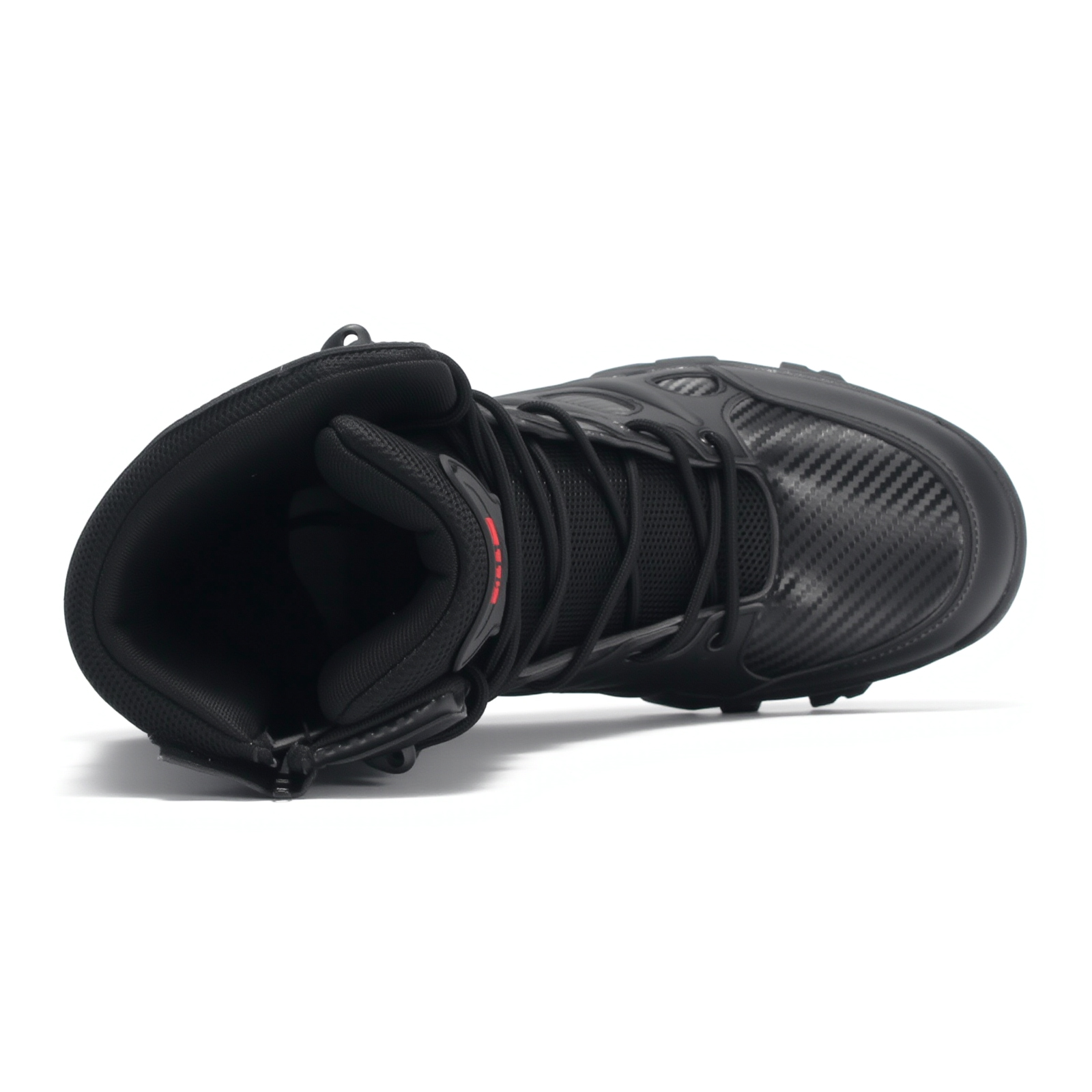 Men's Tactical Hiking Boots Waterproof And Wear-Resist Black Steel Toe Feature Training for Outdoor Activities