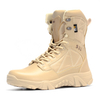 Men's High-Top Tactical Boots Desert Waterproof Hiking Boots with Safety Features In-Stock