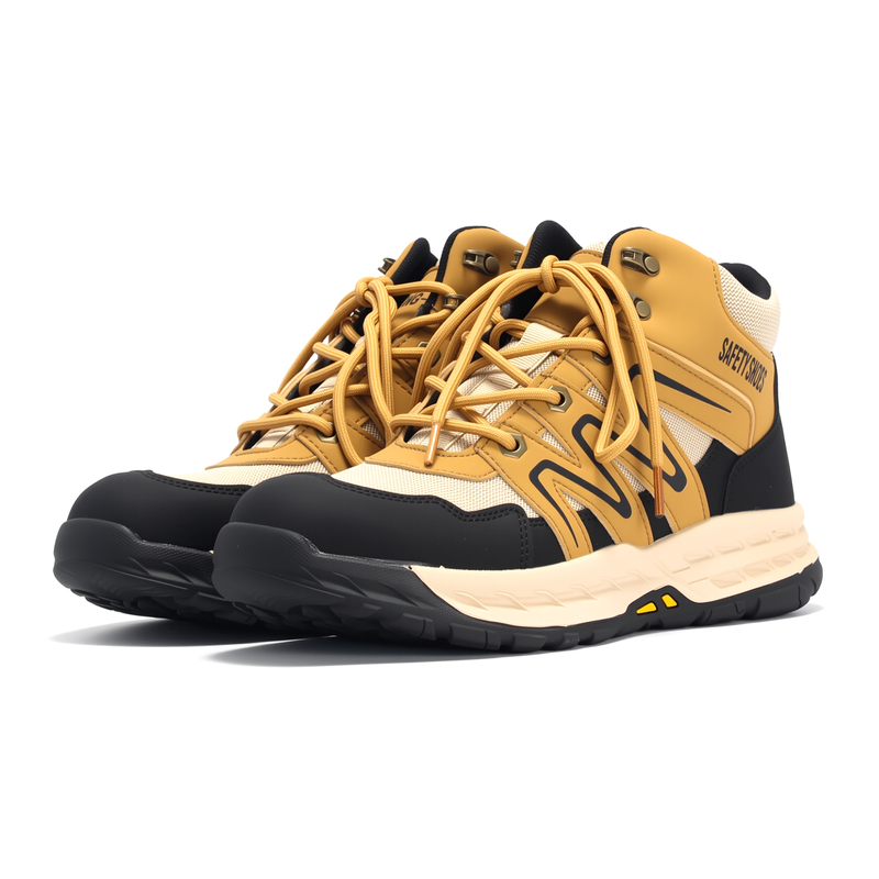 Industrial Steel Toe Work Land Shoes Safety Construction Work Sport Type Breathable Safety Shoes for Men Light Weight