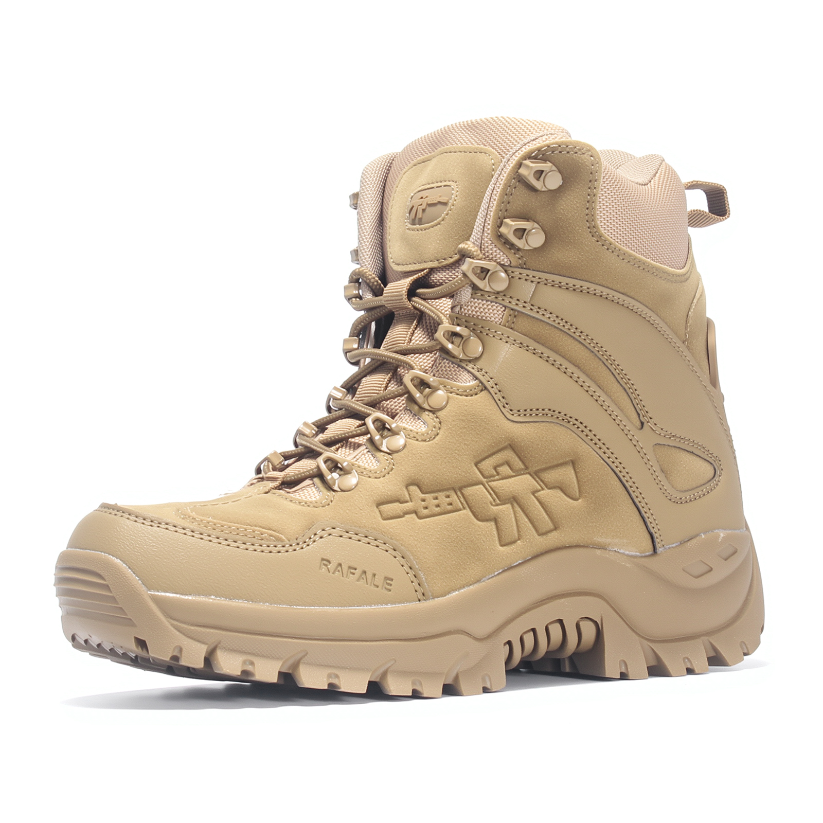 China Newest Design Combat Black Tactical Boots Lightweight Waterproof High Top for Outdoor Use