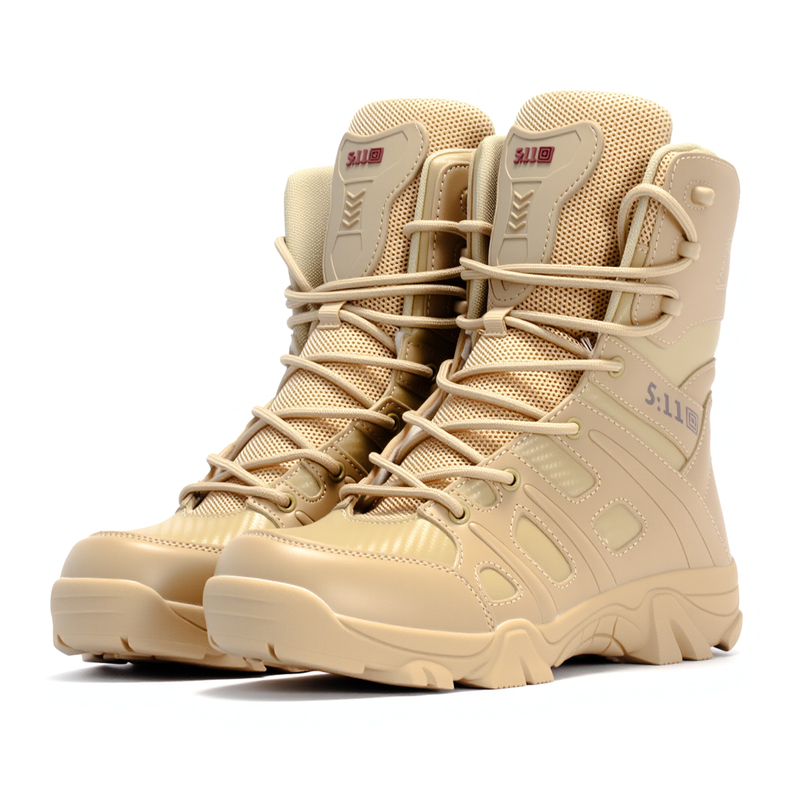 Manufacturers Wholesale Outdoor Men Desert Combat Tactical Boots